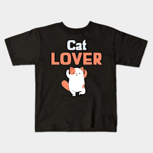 Cute cat lover Kids T-Shirt